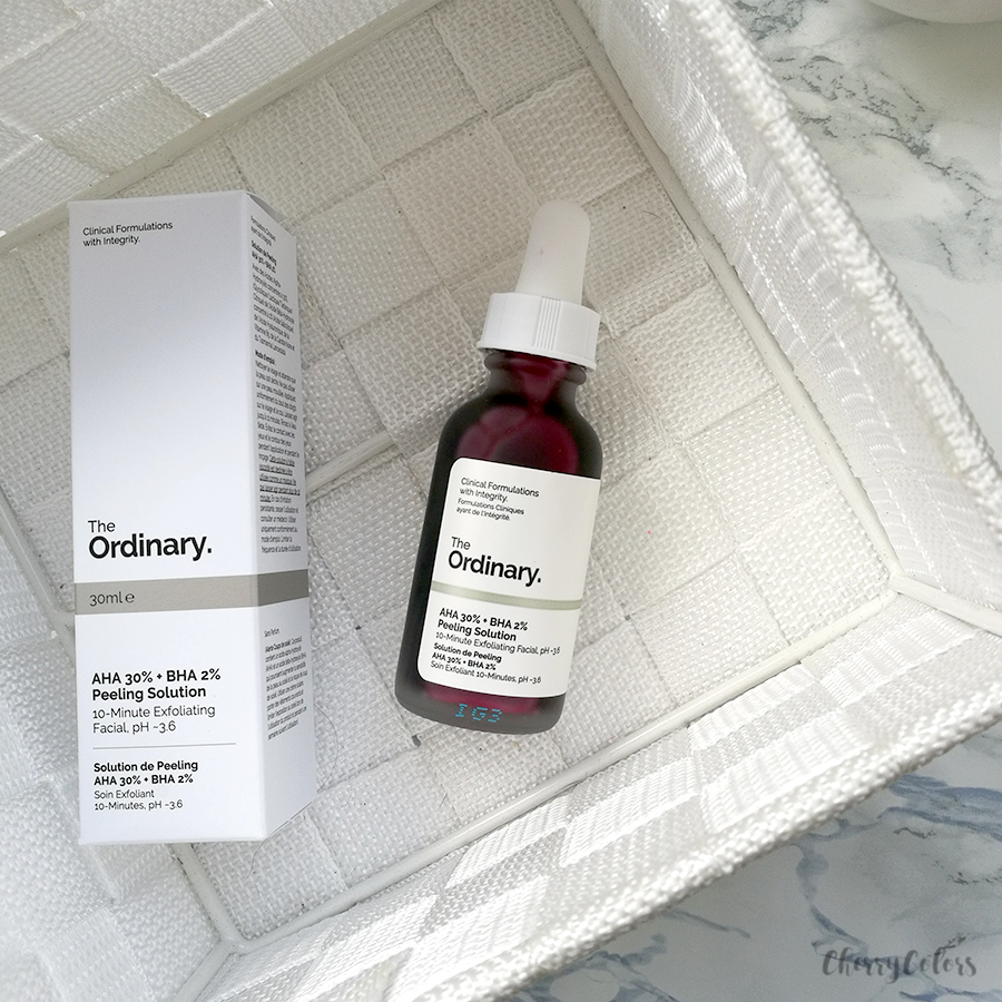 THE ORDINARY AHA 30% + BHA 2% PEELING SOLUTION