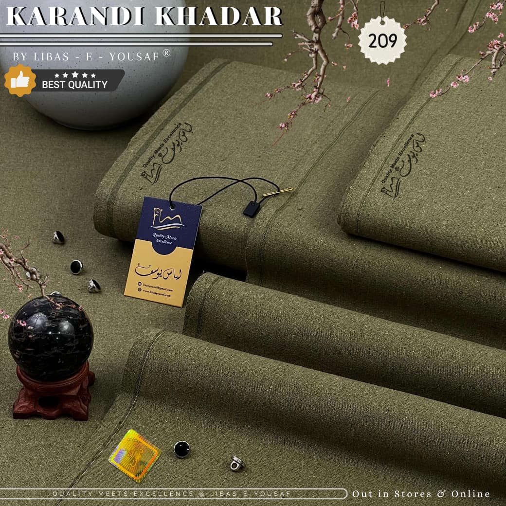 Libas-e-Yousaf – Signature Heavyweight Karandi Khaddar